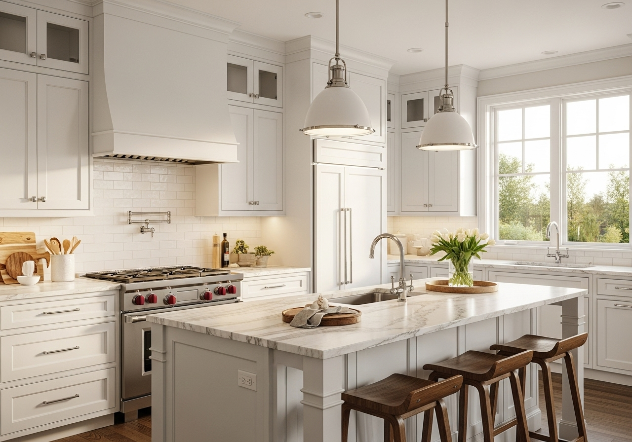 Modern renovated kitchen